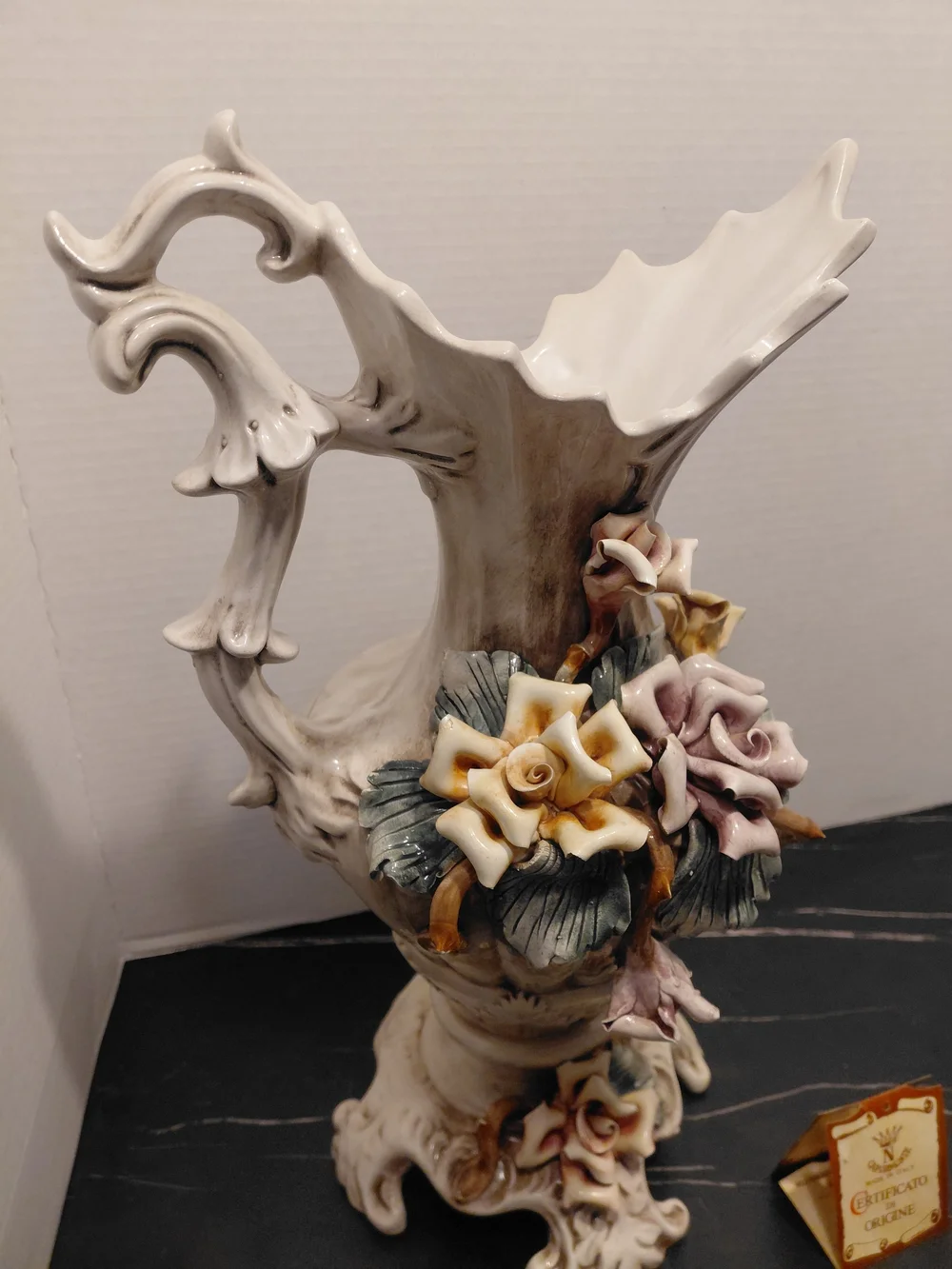 Capodimonte decorative ceramic